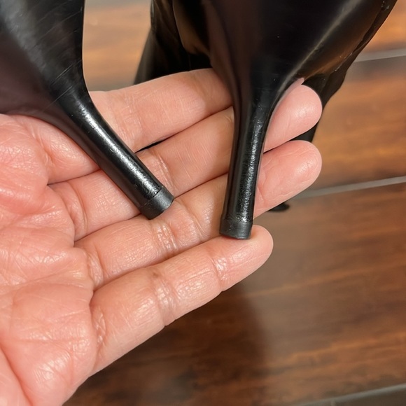 Narciso Rodriguez Leather Booties Shoes Pointed Toe sz 40 Quiet Luxury Old MOney - Picture 13 of 13